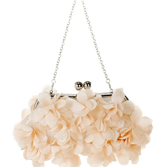 Chiffon Flower Clutch - Picture 2 of 2